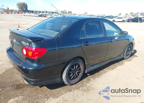 2004 Toyota Corolla S z USA, uszkodzony, nr VIN 1NXBR32E64Z214445